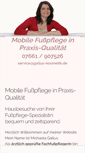 Mobile Screenshot of gallus-kosmetik.de